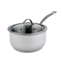 MEYER CANADA Meyer Nouvelle Stainless Steel 3.2L Saucepan With Tempered Glass Lid,