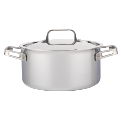 MEYER CANADA 5.1L Meyer Proclad 5-Ply Aluminum Core Stainless Steel Dutch Oven With Cover,