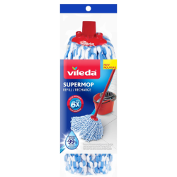 STRAK Super Mop 100% Microfiber Mop Head | Remove Bacteria With Just Water | Reusable And Machine Washable Refill