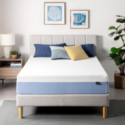 STRAK Zinus 12 Inch Cooling Essential Memory Foam Mattress, Twin, Fiberglass Free, Medium Feel, Cooling Airflow Memory Foam, Certified Safe Foams &
