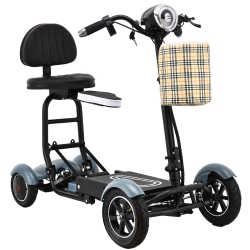 BANGERAN Dragon Mobile - Lightweight 4-Wheel Folding Electric Mobility Scooter, Portable Power Travel Scooter for Adults & Seniors, Compact & Easy To