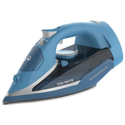 Hamilton Beach 1700W Retractable Cord Steam Iron - Stainless Steel