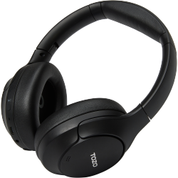 TOZO Ht2 Hybrid Active Noise Cancelling Headphones, Wireless Over Ear Bluetooth Headphones, 60H Playtime, Hi-Res Audio Custom Eq Via App Deep Bass