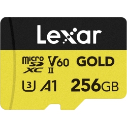 LEXAR Professional Microsdxc Card Uhs-Ii C10 U3 V60 A1 Full HD 4K Uhd Up to 280Mb/s Official Product 10 Year Manufacturer Warranty (256, GB)