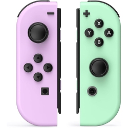 JOYCON Switch Controller for Nintendo Switch Dual Vibration/wake-Up/motion Control - Lavender And In Green