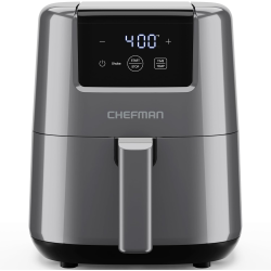CHEFMAN STORE Chefman 2 Qt Mini Air Fryer – Digital Space-Saving Compact Air Fryer \w Nonstick And Dishwasher Safe Basket, Quick & Easy Meals In