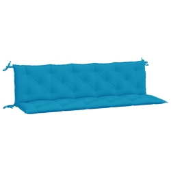 VIDAXL Garden Bench Cushions 2PCs 180X50X7Cm Oxford Fabric In Light Blue