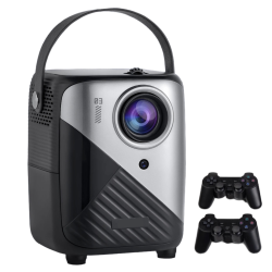 TUTT T12 Pro 4K Gaming Projector Home Theatre Wifi & Bluetooth, 600Ansi Native Auto Focus Home Theater Smart Project Up to 150” Premium Accessories