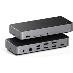 SATECHI - Triple 4K Docking Station, USB C Docking Station 13-In-1, With 100W Pd - for Macbook And Windows