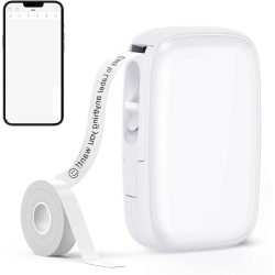 NONE Label Printer Label Makers Mini Bluetooth Wireless Labeler Label Maker Machine Multiple Templates Available Label Printer for Home Office