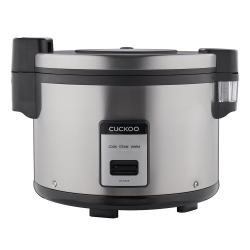 CUCKOO Cr-3055 30-Cup Large Capacity Commercial Rice Cooker & Warmer With Nonstick Inner Pot, Switch Press (Silver/black)