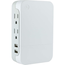 GE Power Strip With 2 Ac Outlets And 2 USB Ports
