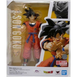DRAGONBALL Z 6 Inch Action Figure S.h. Figuarts - Goku Raised A Saiyan Raised On Earth Reissue V2