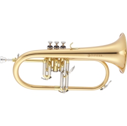 JUPITER Flugelhorn With Rose Brass Bell And 3Rd-Valve Trigger - Lacquered