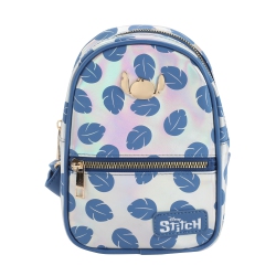 BIOWORLD Lilo & Stitch Leaves All Over Print Shiny Mini Sling Backpack