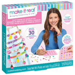 Make It Real Clay Charm DIY Jewelry Kit