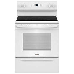Boîte Ouverte - Cuisinière Électrique Autonettoyante À 5 Éléments 5,3 Pi³ 30 Po 3 Series De Whirlpool - Parfait État