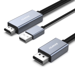 BENFEI HDMI to Displayport Cable, 6 Feet HDMI Source to Displayport Monitor