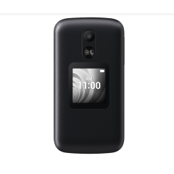 TCL Refurbished (Excellent)- Flip 8GB Flip Phone In Black