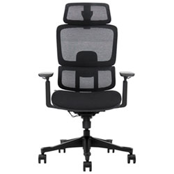 Kopplen Ergonomic High-Back Polyester Task Chair - Black
