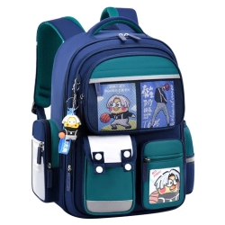 SUPERSHIELD 2025 Children's School Bag Boy's Backpack Primary Girl Schoolbag Student's Backpack 1-6 Grades Boys&girls Spine Relief Backpack -