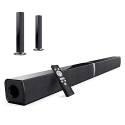 MOVSSOU 50-Watt 2.0 Channel Bluetooth Sound Bar 32 Inch