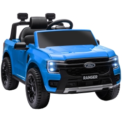 QABA Ford Ranger Licensed 12V Ride On Car \w Rear Storage, Battery Powered Kids Electric Car Truck \w Remote Control, Spring Suspension, Headlights