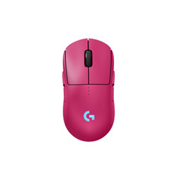 Logitech G PRO 2 LIGHTSPEED 44000 DPI Wireless Optical Gaming Mouse - Magenta
