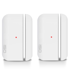 OSI GO DIRECT Osi Wireless Contact Sensors-Gen 2, (2-Pack ) Accessory for Osi Smart Alarm System (Gen 2), Wi-Fi Wireless Door & Window Sensor, \w 3M
