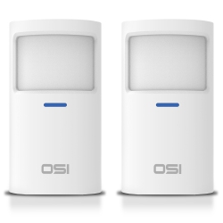 OSI GO DIRECT Osi Wireless Motion Sensors (Gen 2) 2 Pack - Accessory for Osi Smart Alarm System (Gen 2), Wireless, Includes 2 Aa Batteries, Pet