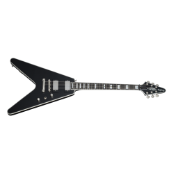 EPIPHONE Flying V Prophecy Electric Guitar With Gigbag - Aged Jet Metallic In Black