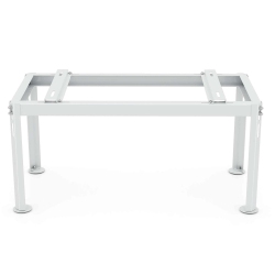 COSTWAY 16" Mini Split Ground Stand With Adjustable Height Width & Length Ac Condenser Stand