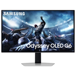 SAMSUNG - Odyssey Oled 27" Qhd 360Hz 0.03Ms Gtg Oled Led Freesync Monitor (Ls27Dg602Snxza) - In Silver