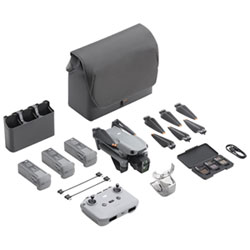 DJI Air 3S Quadcopter Drone with Camera & Remote Controller (DJI RC-N3) - Grey