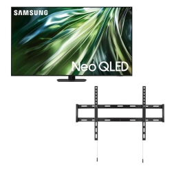 SAMSUNG 85-Inch Neo Qled Ai Powered 4K Qn90D Series Neo Quantum HDr+, Gaming Hub, Q-Symphony, Smart Tv - [Qn85Qn90Dafxzc] With Wall Mount