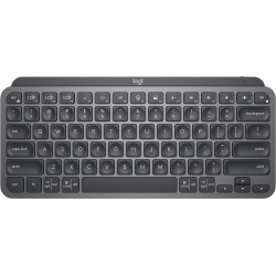 LOGITECH - Mx Keys Mini Minimalist Wireless Illuminated Keyboard, Compatible \w Apple Macos, Ios, Windows, Linux, Android, Metal Build - Graphite