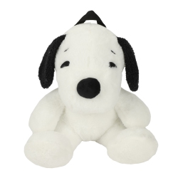 BIOWORLD Peanuts Snoopy Fuzzy Mini Backpack With Straps