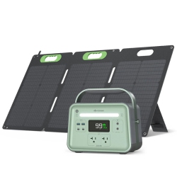 YOSHINO K3Sp11 Portable Power Station With 330W Output And 100W Solar Panel (K3Sp11)