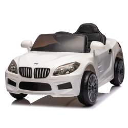 ZOOM BUGGEEZ 2024 Bmw Style 12V Kids Ride On Car - In White