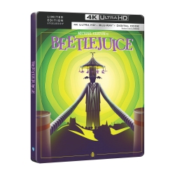 WARNER BROS. Beetlejuice [Steelbook] [4K Ultra HD + Blu-Ray + Digital]