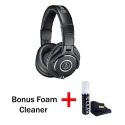 AUDIO-TECHNICA Ath-M40X Professional Studio Monitor Headphone With Bonus Gadget Cleaner