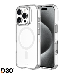 AXS BY AXESSORIZE Axs Crystal Shield D3O® Case Made With Recycled Materials Magsafe Compatible for Apple Iphone 16 Pro | Clear