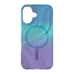 ZAGG Milan Snap Iphone 16 Fitted Hard Shell Case - Translucent/blue (Deep Aurora)