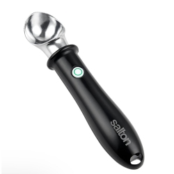 SALTON - Heated Ice Cream Scoop, USB-C Rechargeable In Black