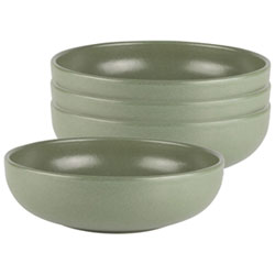Mesa Ceramics Uno 4-Piece Stoneware Individual Bowl - Speckle Blue