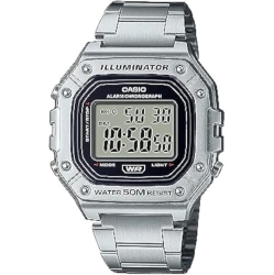 CASIO W218H Series | Men’S Digital Watch | 50M Wr | 1/100 Second Stopwatch | 100 Sec Chrono | Led Backlight | Countdown Timer | Daily Alarm