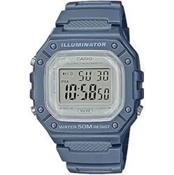 CASIO W218H Series | Men’S Digital Watch | 50M Wr | 1/100 Second Stopwatch | 100 Sec Chrono | Led Backlight | Countdown Timer | Daily Alarm