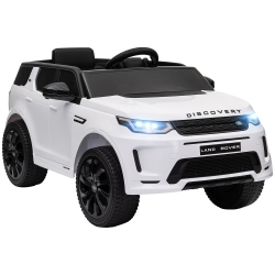 QABA Land Rover Discovery Sport Licensed Ride On Car, 12V Battery Powered Kids Electric Car With Remote Control, Soft Start, Led Lights, Music Horn