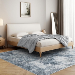 NIERBO 4' X 6' Washable Bedroom Rug Indoor Non-Slip, Deerly Modern Abstract Area Rug, Washable Bathroom Carpet for Front Door Entrance Kitchen