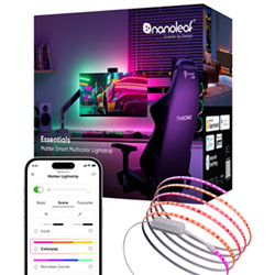 Nanoleaf Essentials Matter 5m (16.4ft.) Smart LED Lightstrip - Smarter Kit - Multi-Colour
